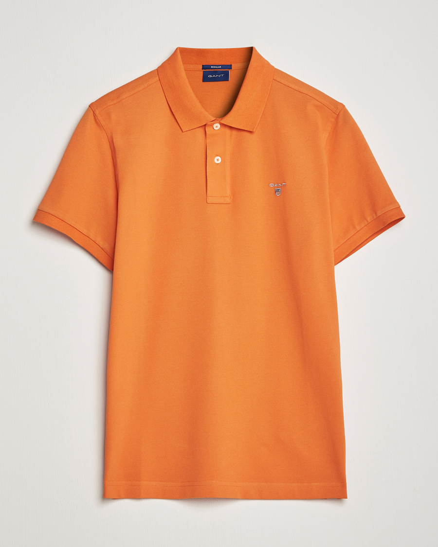 Mies | Pikeet | GANT | The Original Polo Pumpkin Orange