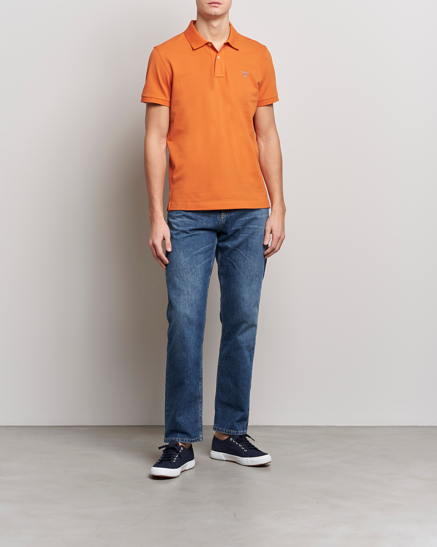 Mies | Pikeet | GANT | The Original Polo Pumpkin Orange