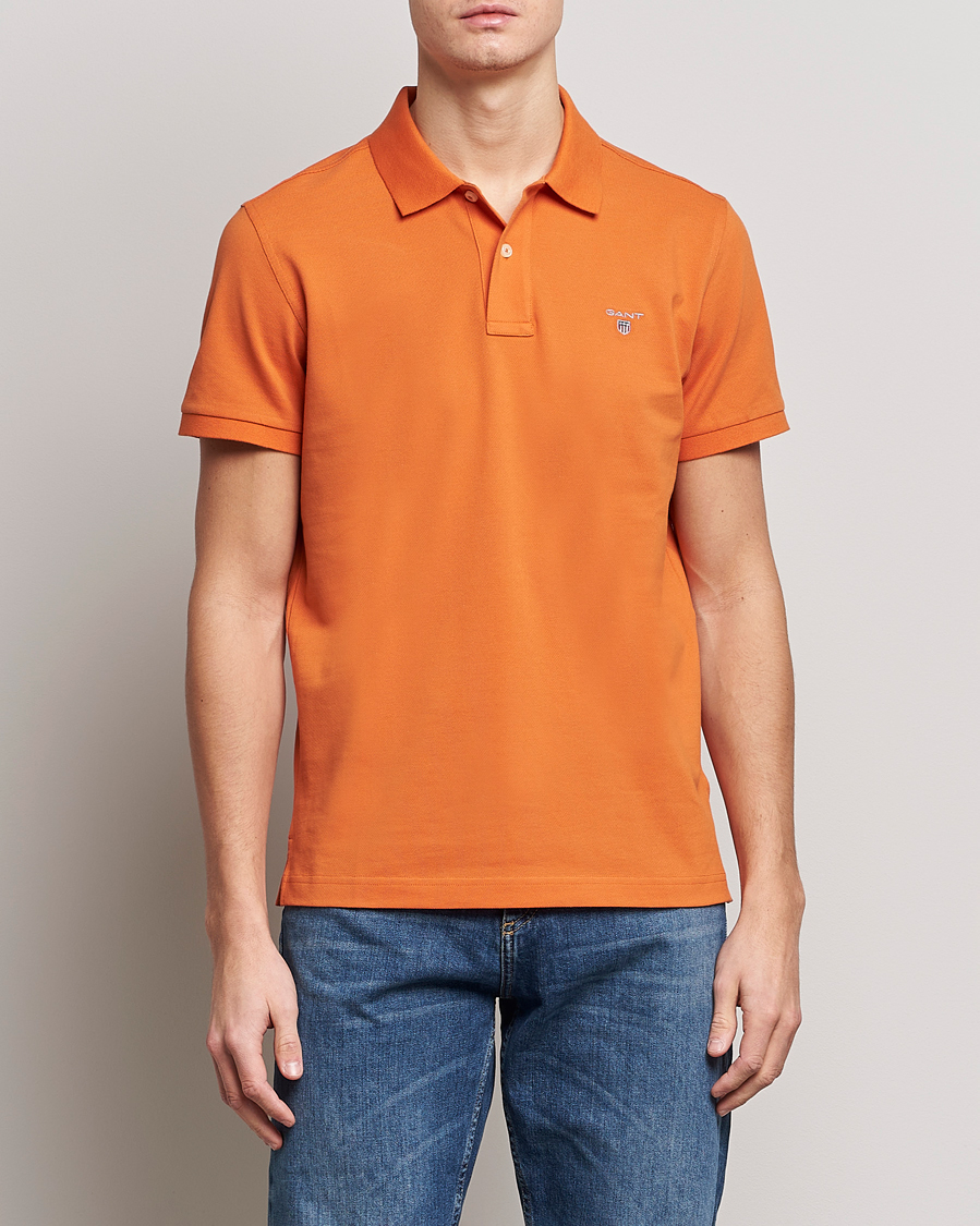 Mies | Pikeet | GANT | The Original Polo Pumpkin Orange
