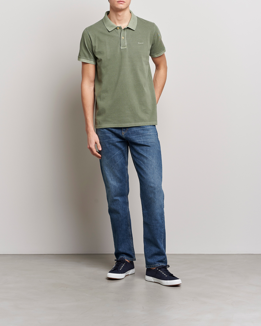 Mies | Pikeet | GANT | Sunbleached Polo Calamata Green