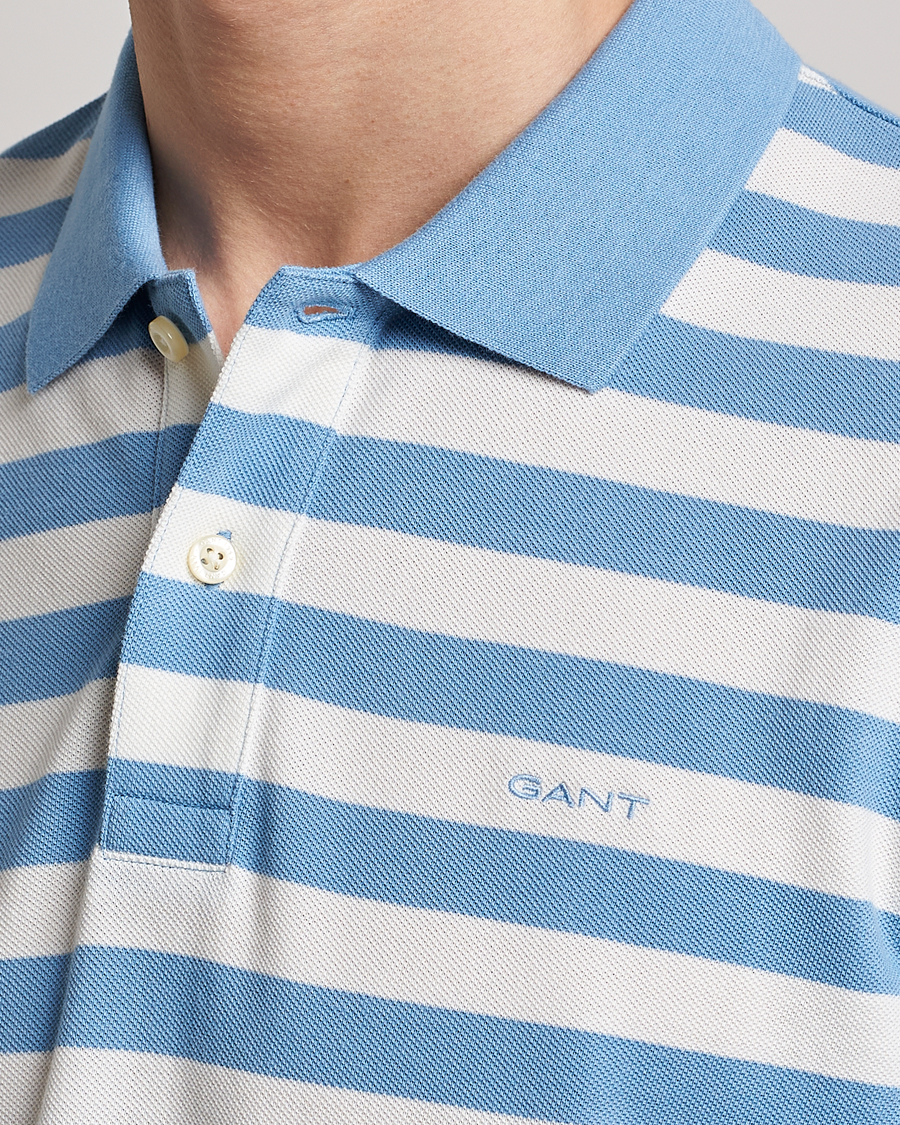 Mies | Pikeet | GANT | Striped Polo Gentle Blue