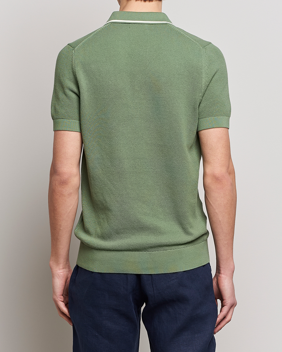 Mies | Pikeet | GANT | Cotton Knitted Polo Calamata Green