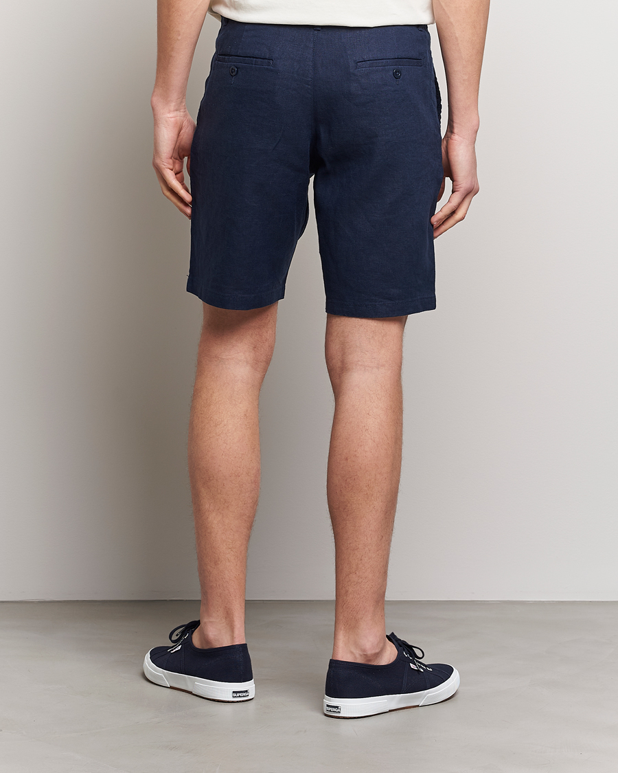 Mies | Shortsit | GANT | Relaxed Linen Drawstring Shorts Marine