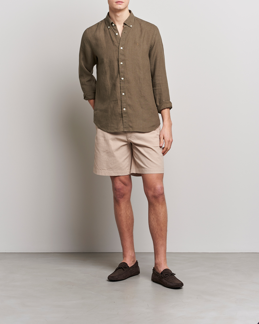 Mies | Shortsit | GANT | Seersucker Drawstring Shorts Dry Sand