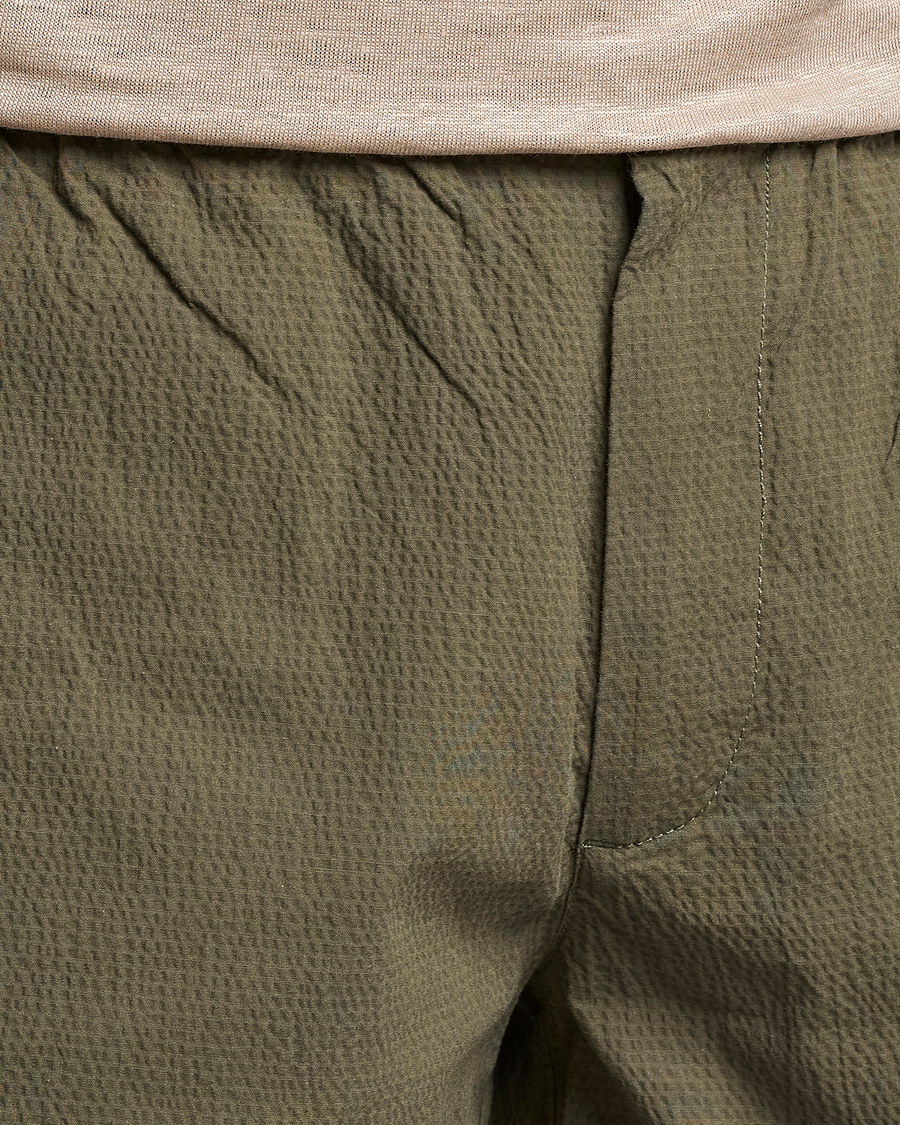 Mies | Shortsit | GANT | Seersucker Drawstring Shorts Racing Green