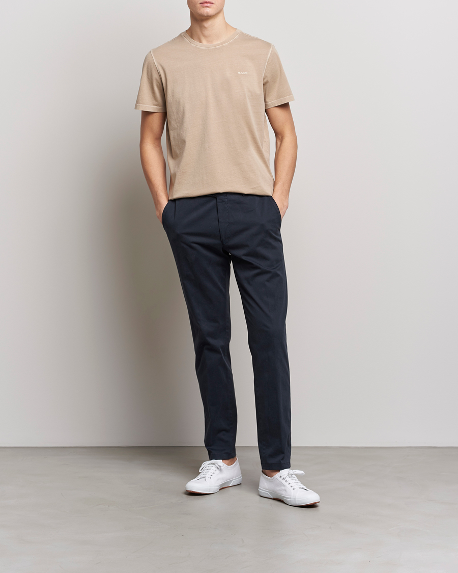 Mies | T-paidat | GANT | Sunbleached T-Shirt Concrete Beige