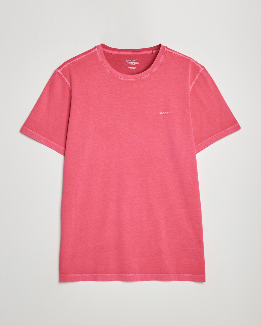 Mies | T-paidat | GANT | Sunbleached T-Shirt Magenta Pink