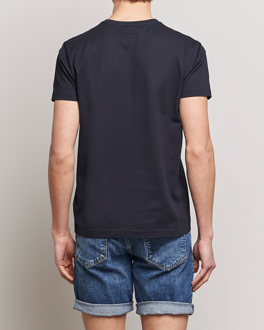 Mies | T-paidat | GANT | Cotton Pique Crew Neck T-Shirt Black