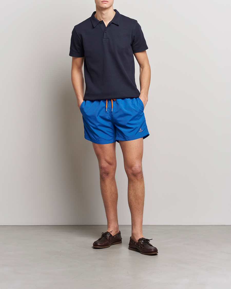 Mies | Uimahousut | Gant | Basic Swimshorts Nautical Blue