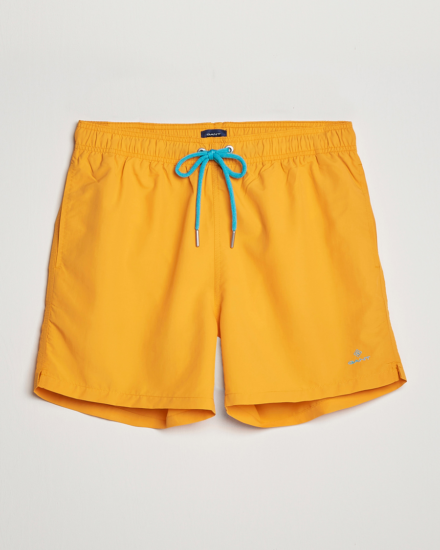 Mies | Uimahousut | GANT | Basic Swimshorts Dalia Orange