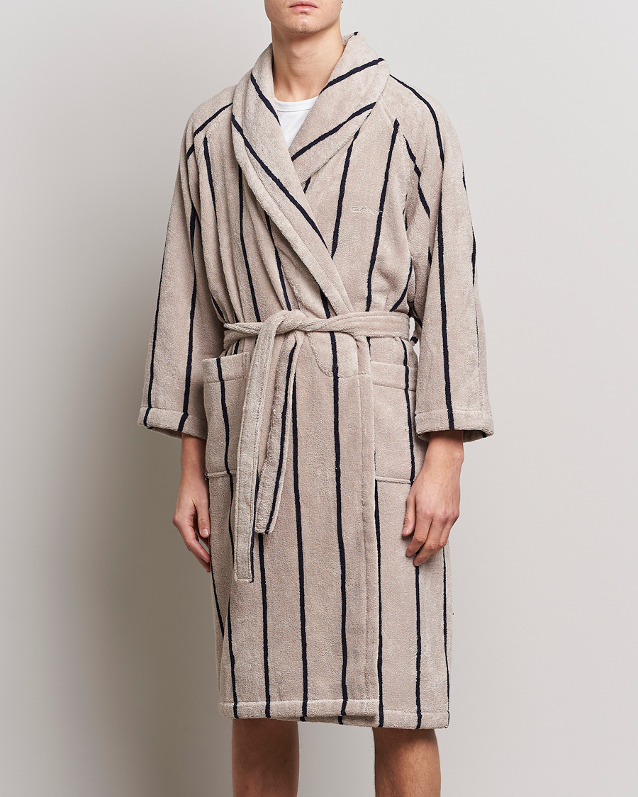 Mies |  | GANT | Striped Robe Putty