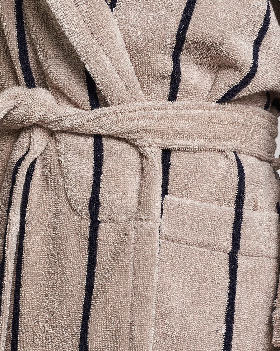 Mies | Yöpuvut ja kylpytakit | GANT | Striped Robe Putty