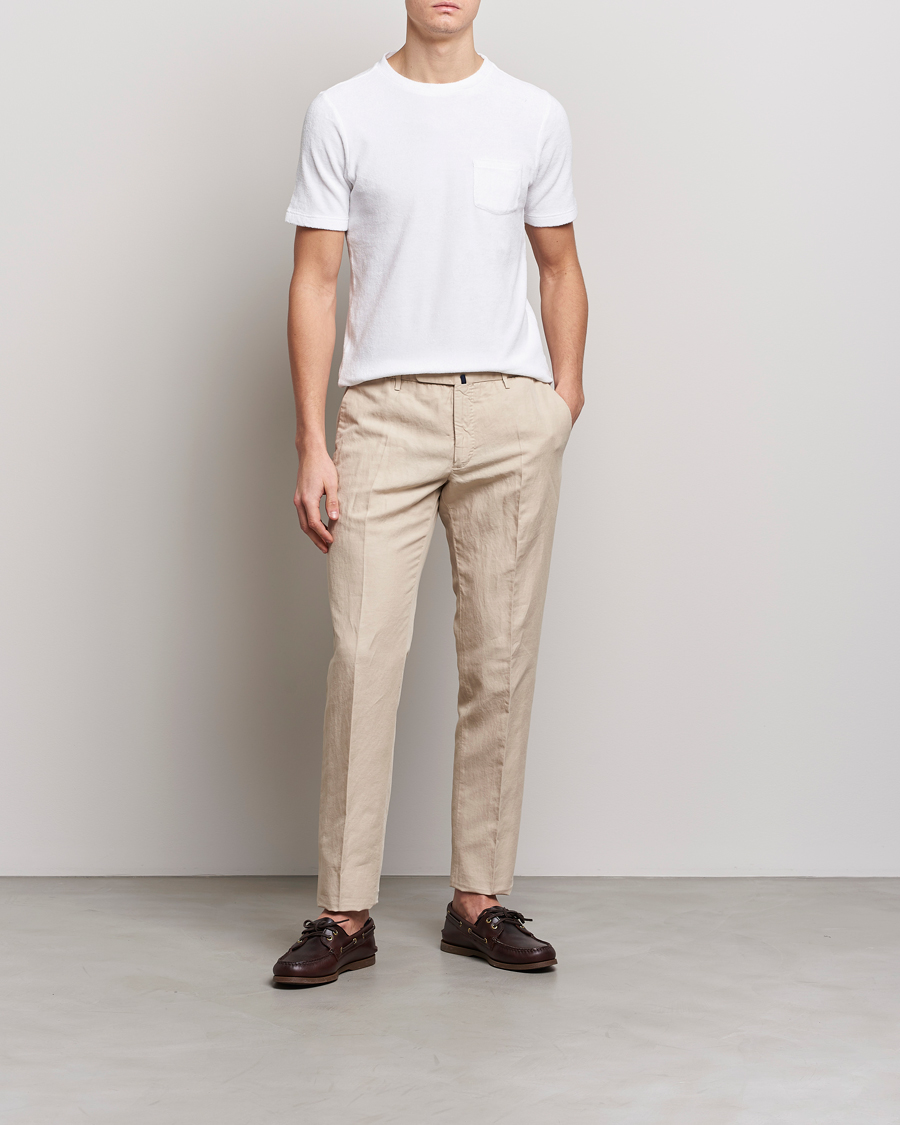Mies | T-paidat | Gran Sasso | Cotton Terry Tee White