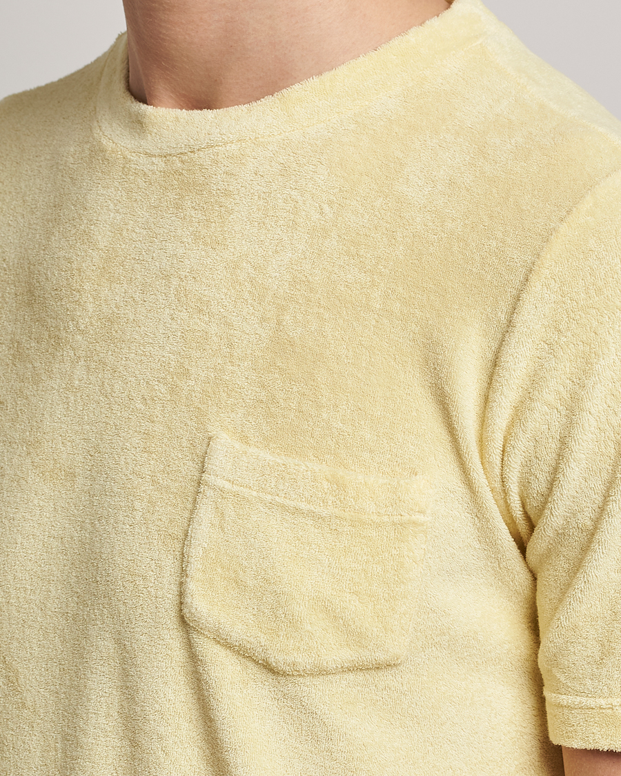 Mies | T-paidat | Gran Sasso | Cotton Terry Tee Yellow