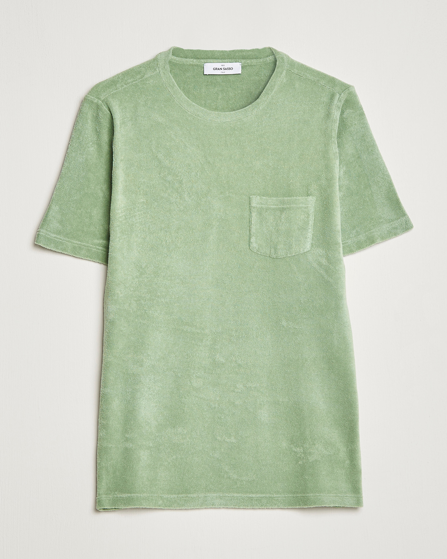 Mies | T-paidat | Gran Sasso | Cotton Terry Tee Green