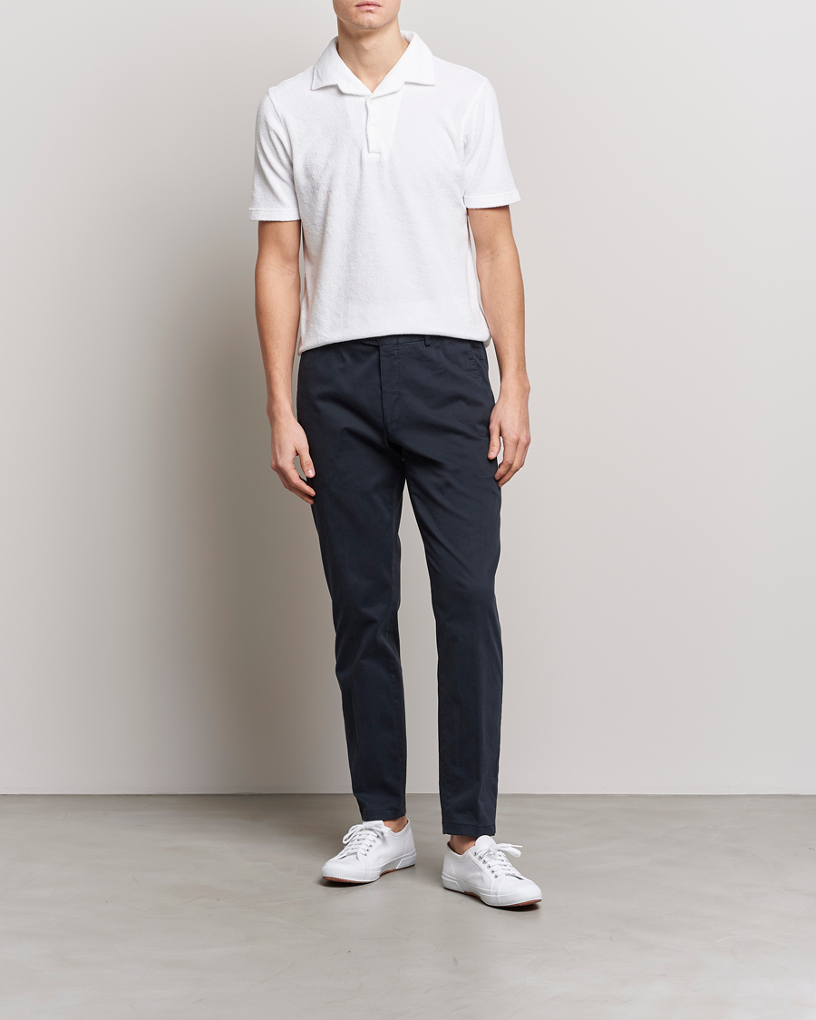Mies | Pikeet | Gran Sasso | Cotton Terry Polo White