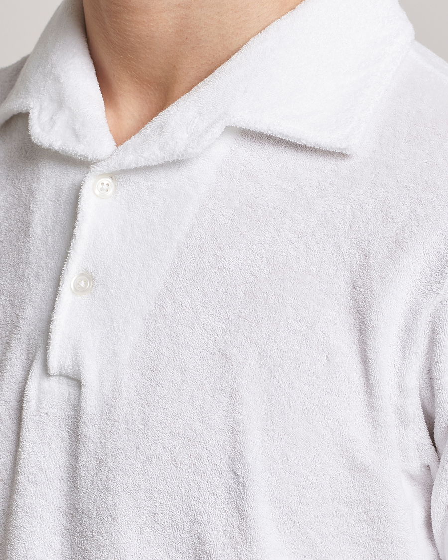 Mies | Pikeet | Gran Sasso | Cotton Terry Polo White