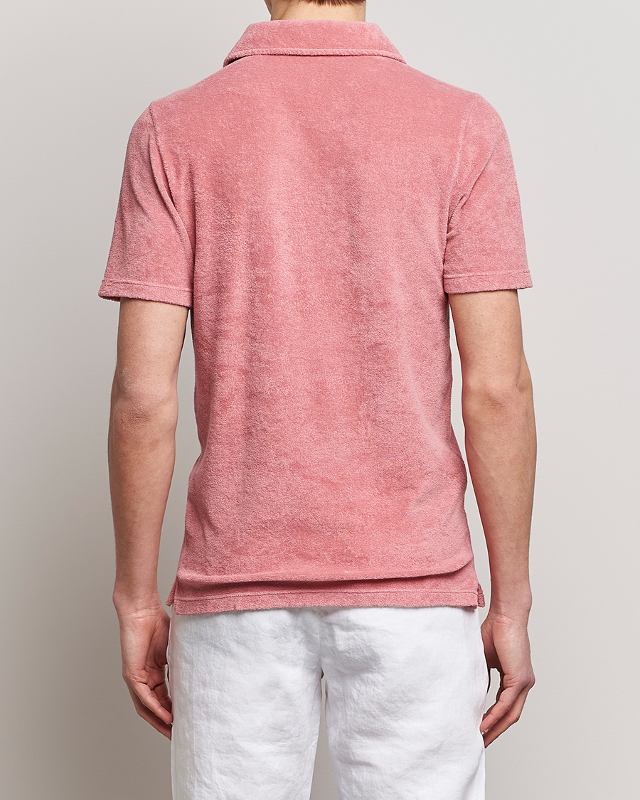 Mies | Pikeet | Gran Sasso | Cotton Terry Polo Washed Pink