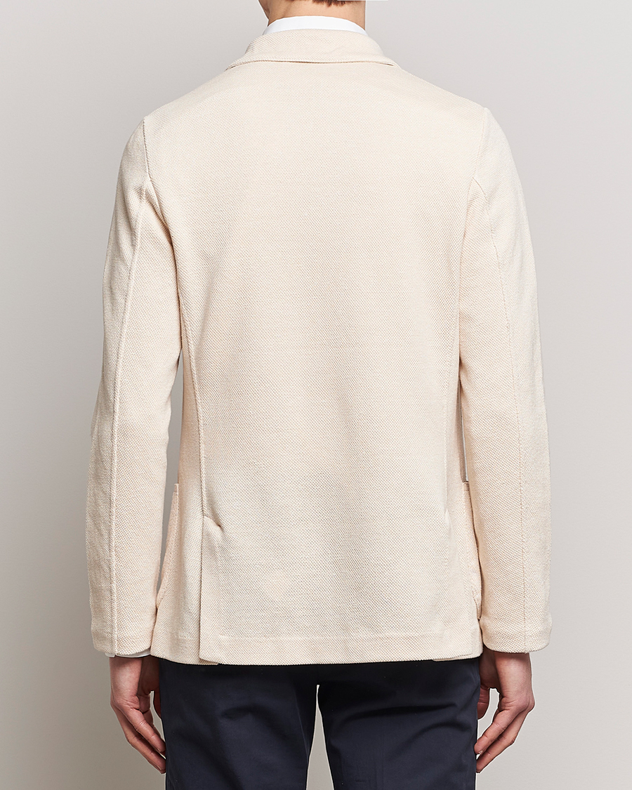 Mies | Pikkutakit | Gran Sasso | Structured Cotton/Linen Blazer Cream