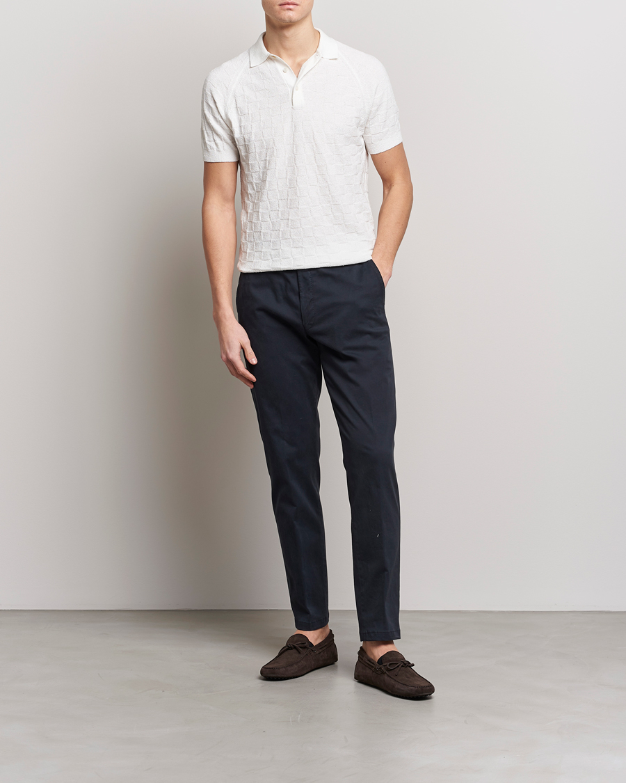 Mies | Pikeet | Gran Sasso | Structured Terry Polo White