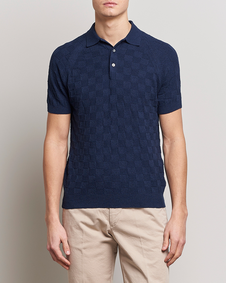 Mies |  | Gran Sasso | Structured Terry Polo Navy