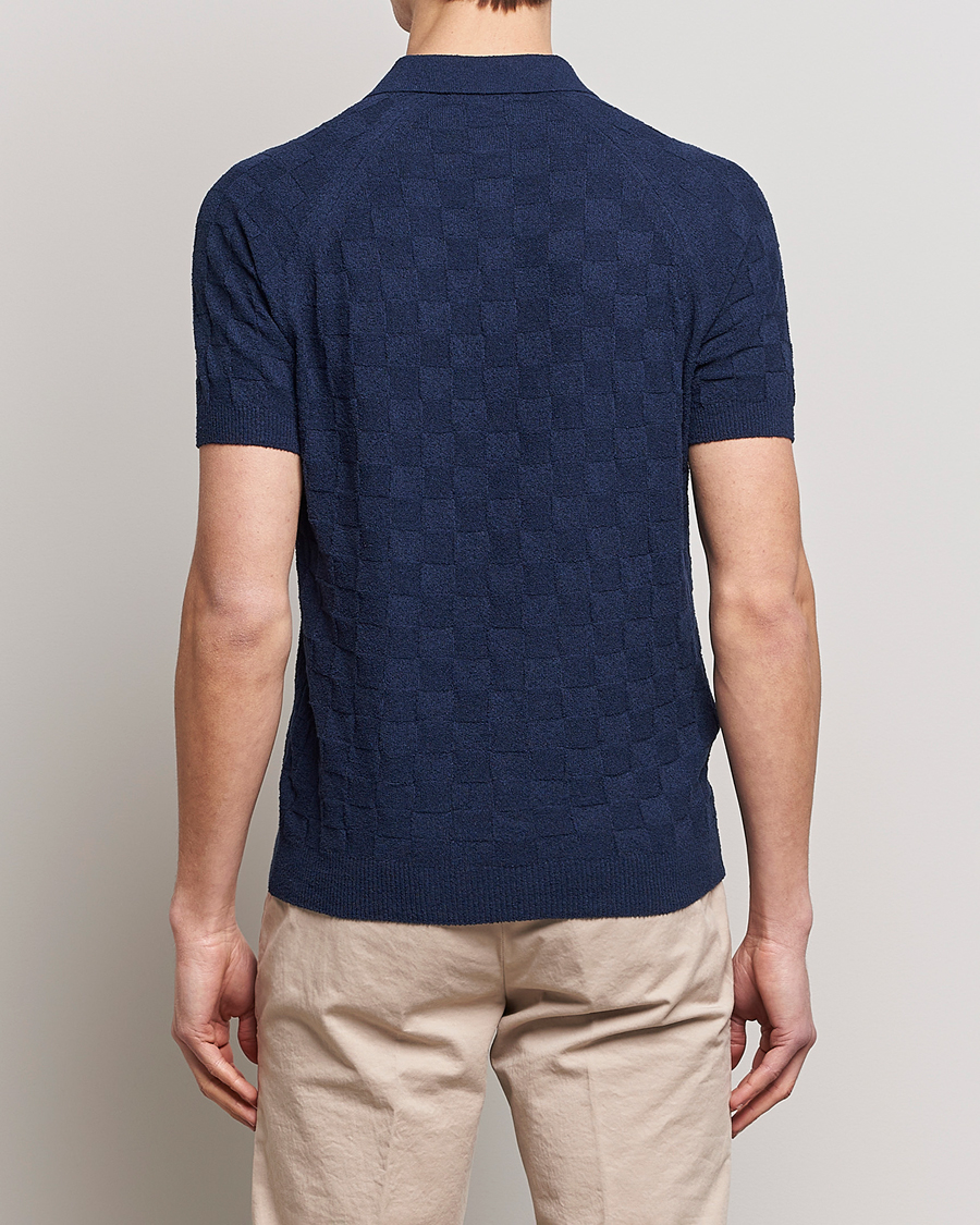 Mies | Pikeet | Gran Sasso | Structured Terry Polo Navy