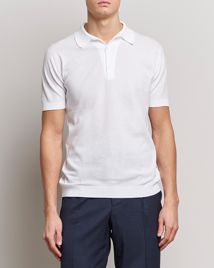 Mies |  | John Smedley | Roth Structured Pique White