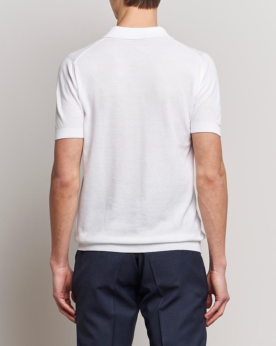 Mies | Pikeet | John Smedley | Roth Structured Pique White