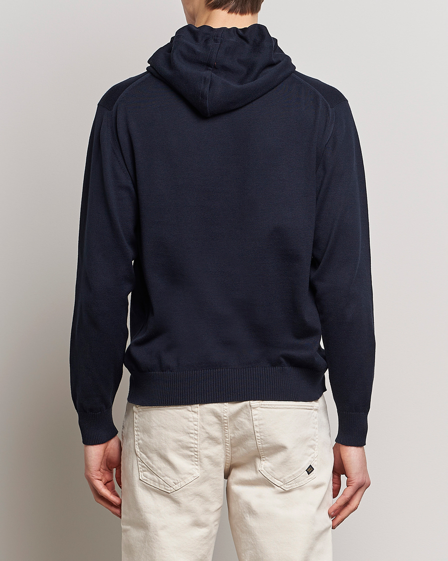 Mies | Puserot | John Smedley | Sundown Sea Island Hoodie Navy
