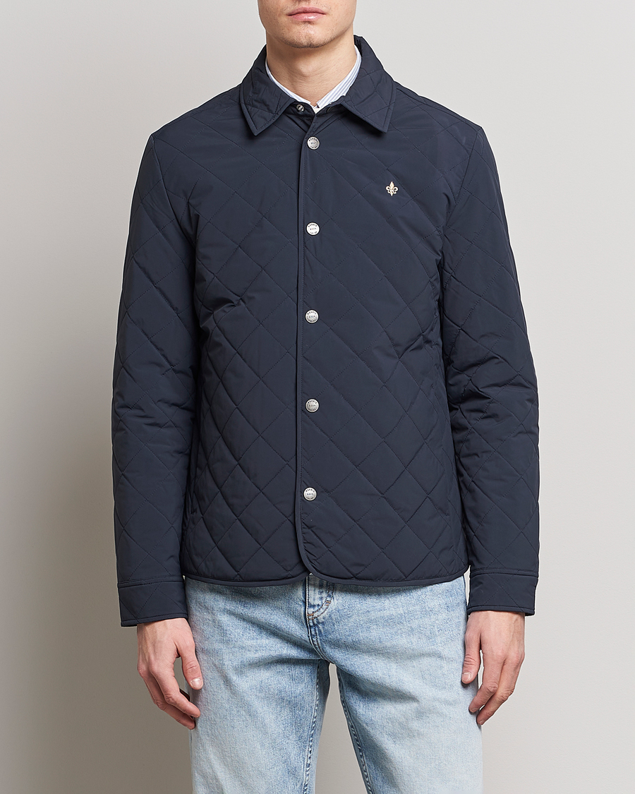 Mies | Morris | Morris | Dunham Quilted Jacket Old blue