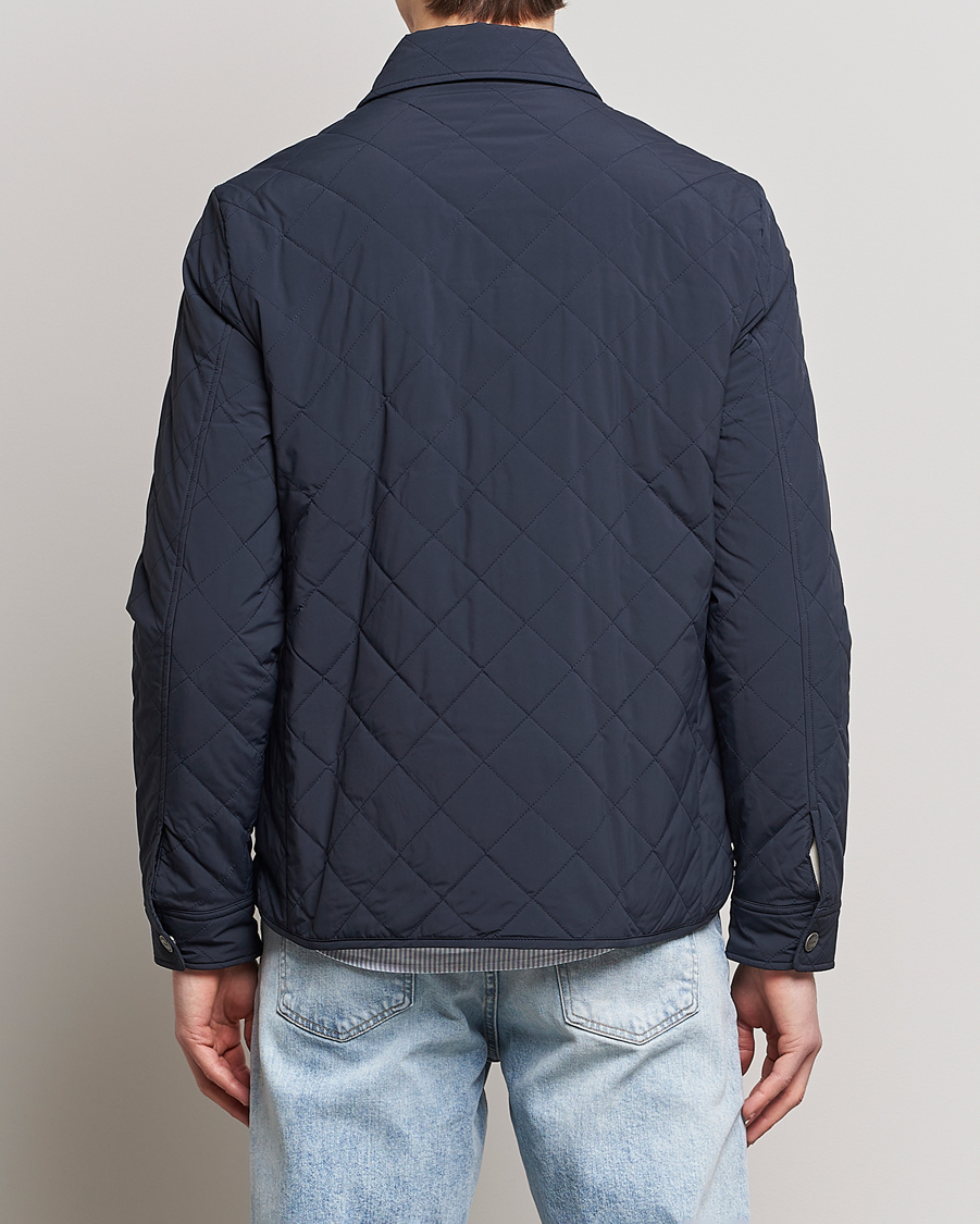 Mies | Takit | Morris | Dunham Quilted Jacket Old blue
