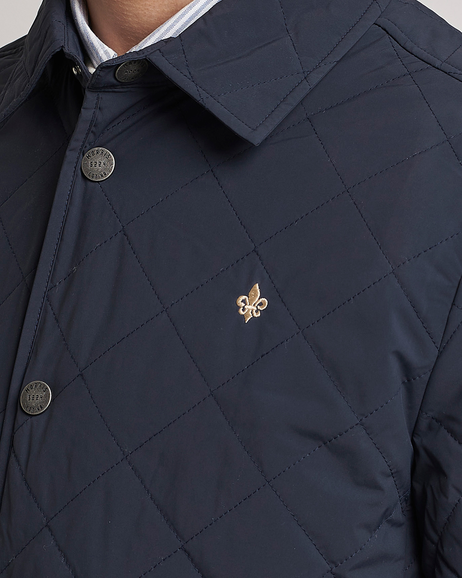 Mies | Takit | Morris | Dunham Quilted Jacket Old blue