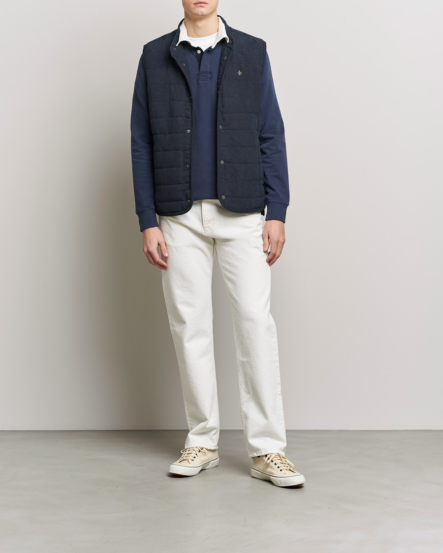 Mies | Ulkoliivit | Morris | Woburn Baby Cord Vest Blue