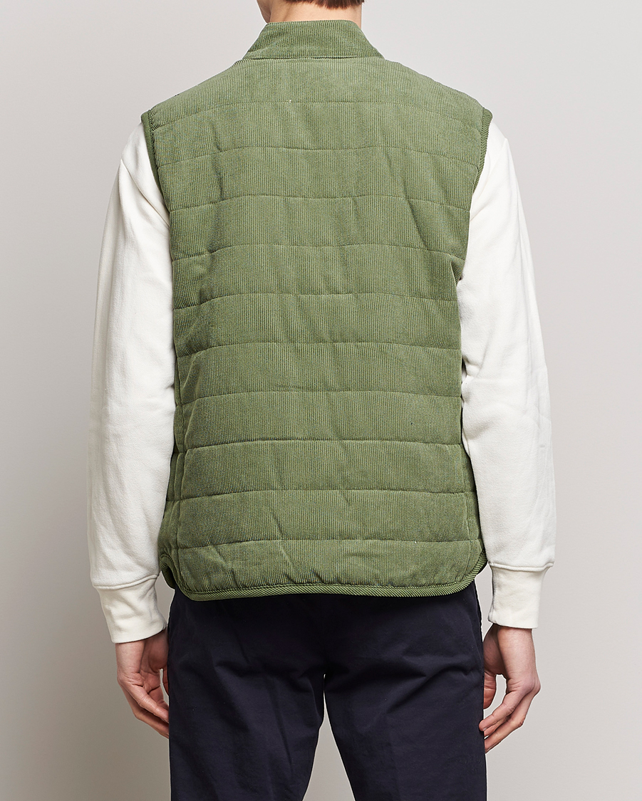 Mies | Ulkoliivit | Morris | Woburn Baby Cord Vest Sage Green