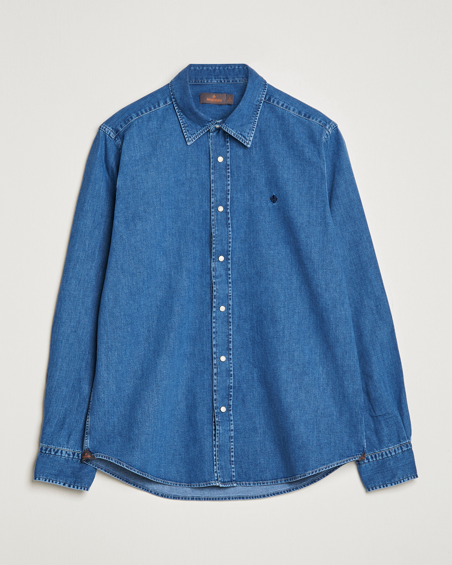 Mies |  | Morris | William Denim Shirt Medium Blue