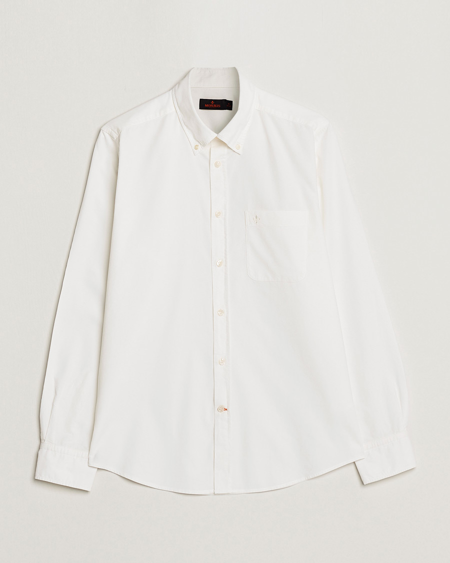 Mies | Kauluspaidat | Morris | Summer Corduroy Shirt Off White