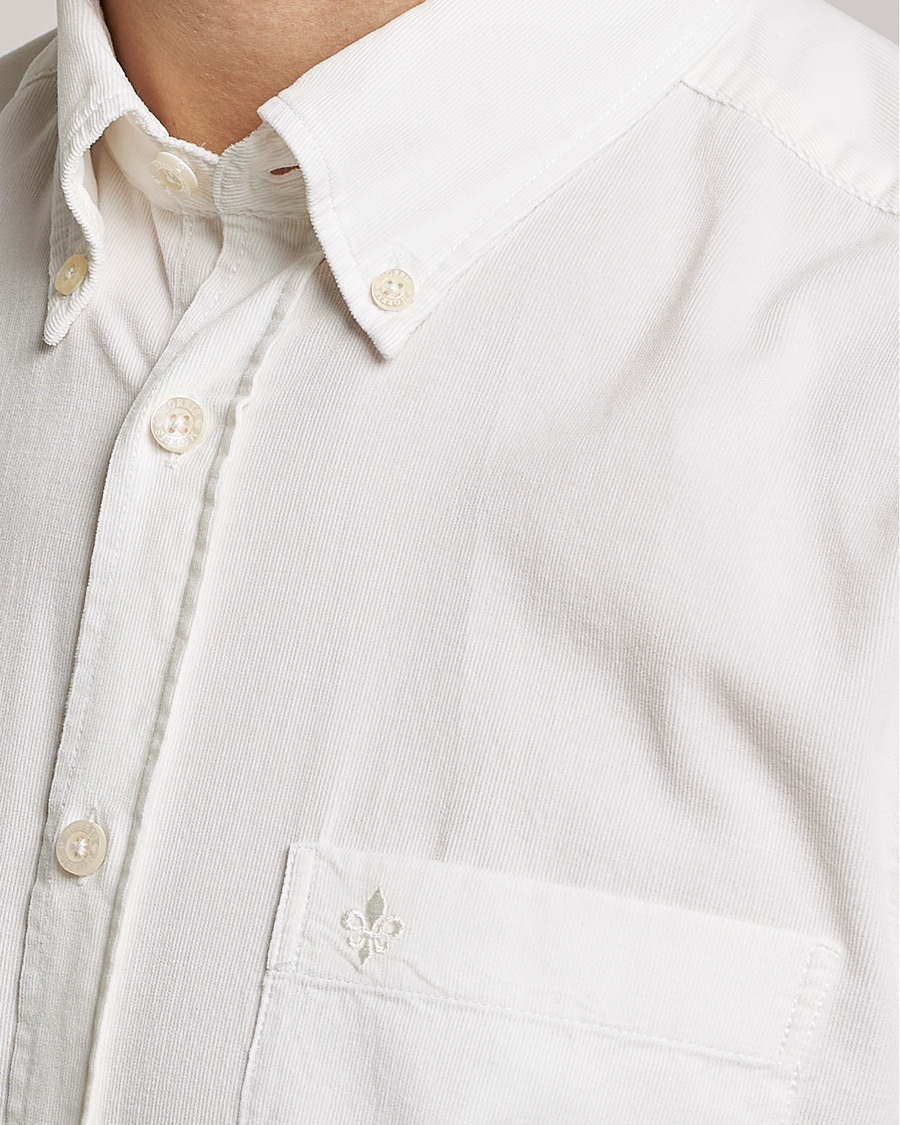 Mies | Kauluspaidat | Morris | Summer Corduroy Shirt Off White