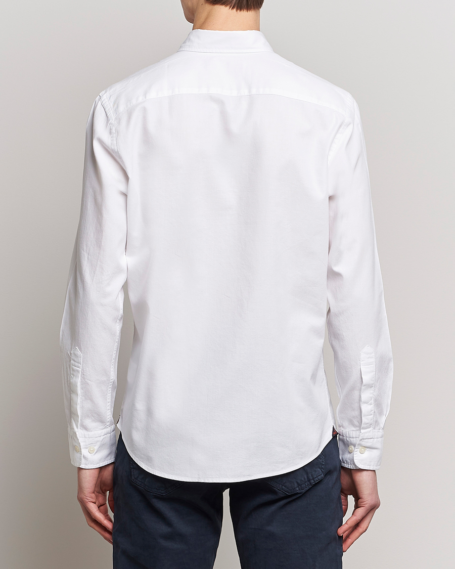 Mies | Kauluspaidat | Morris | Structured Washed Button Down Shirt White