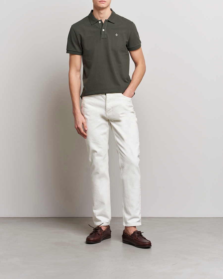 Mies | Pikeet | Morris | New Pique Dark Green