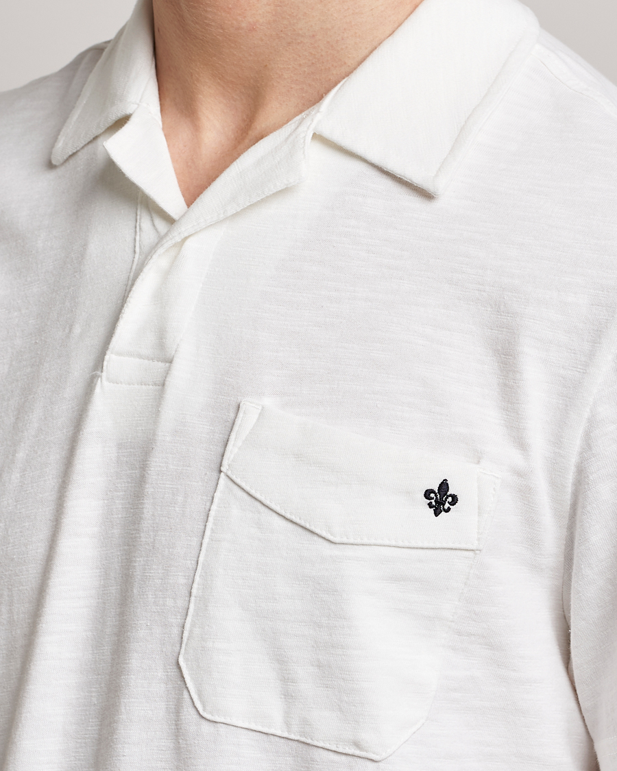 Mies | Pikeet | Morris | Clopton Cotton Blend Polo Off White