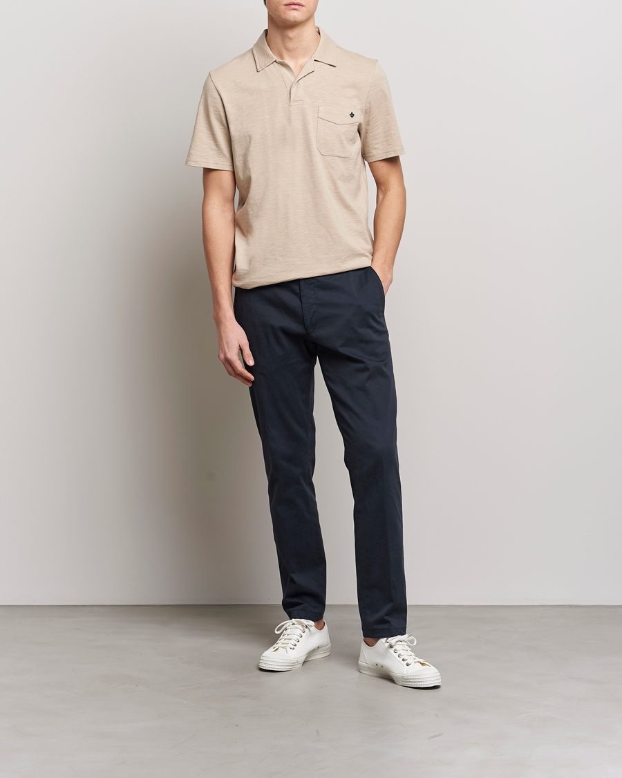 Mies | Pikeet | Morris | Clopton Cotton Blend Polo Khaki