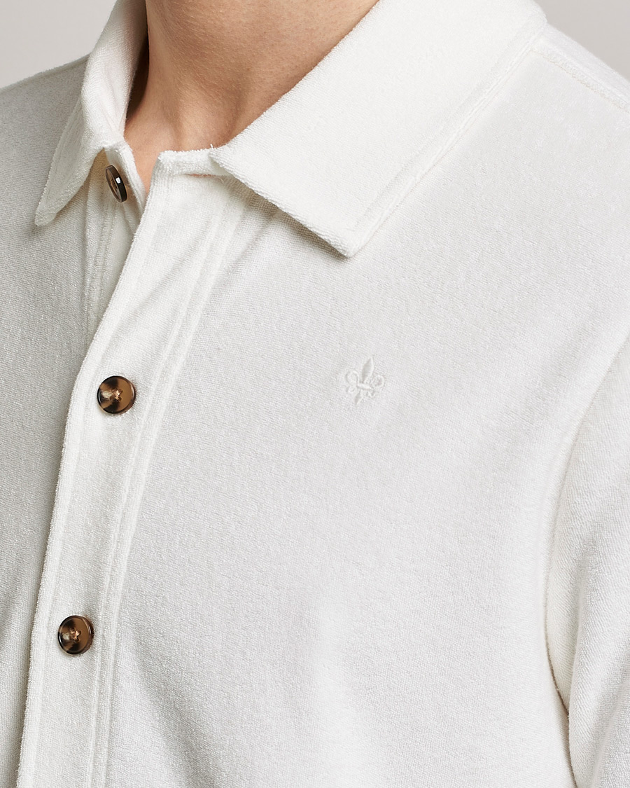 Mies | Kauluspaidat | Morris | Hunter Terry Short Sleeve Shirt Off White