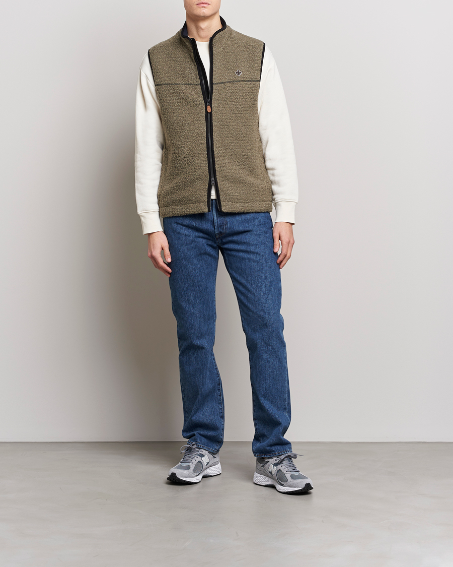Mies | Ulkoliivit | Morris | Whitfield Pile Vest Green