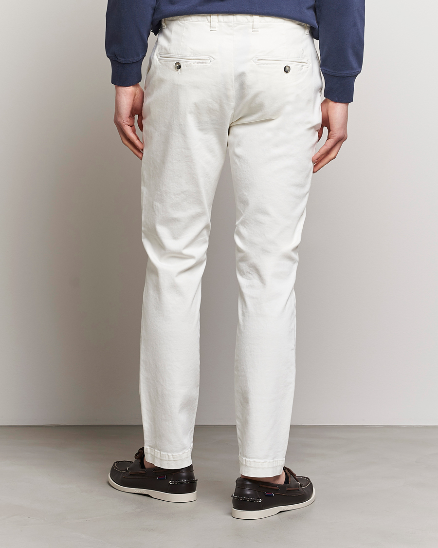Mies | Housut | Morris | Jeffrey Brushed Stretch Chino White