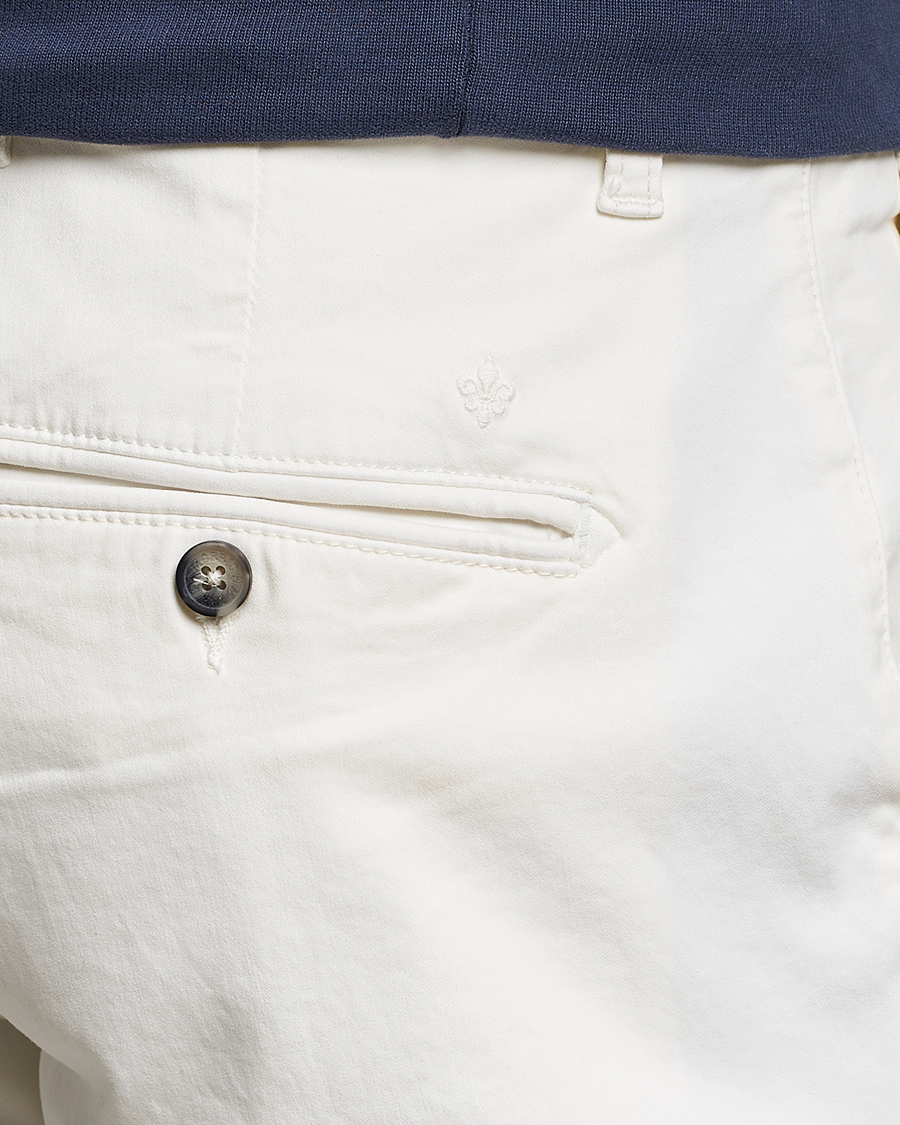 Mies | Housut | Morris | Jeffrey Brushed Stretch Chino White