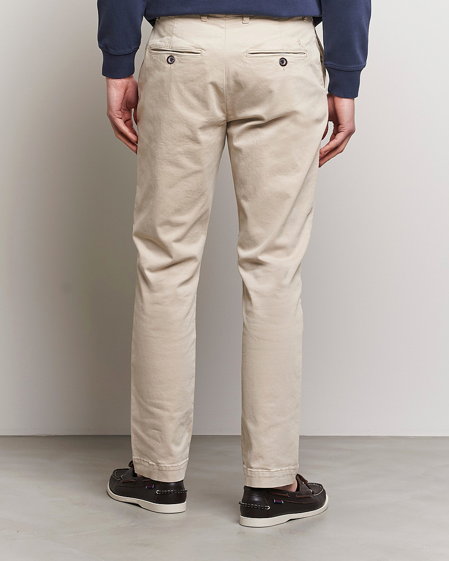 Mies | Housut | Morris | Jeffrey Brushed Chinos Khaki