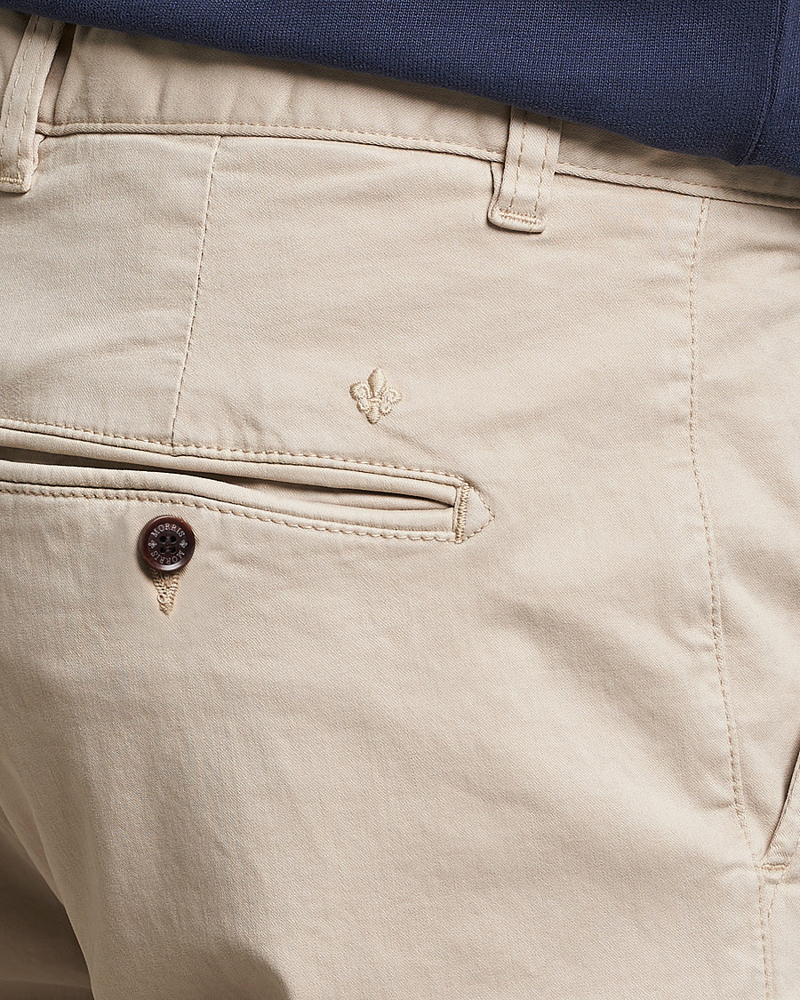 Mies | Housut | Morris | Jeffrey Brushed Chinos Khaki