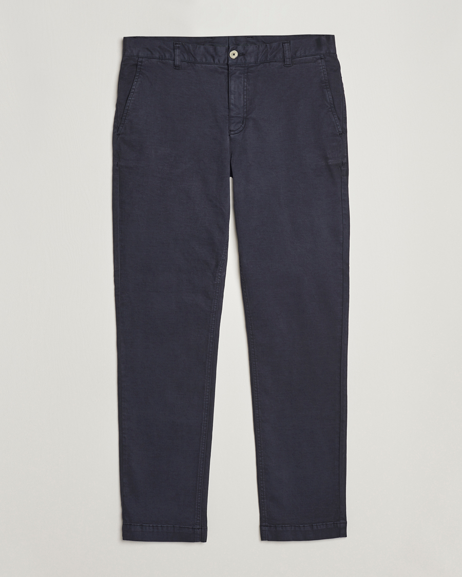Mies | Housut | Morris | Jeffrey Brushed Chinos Blue