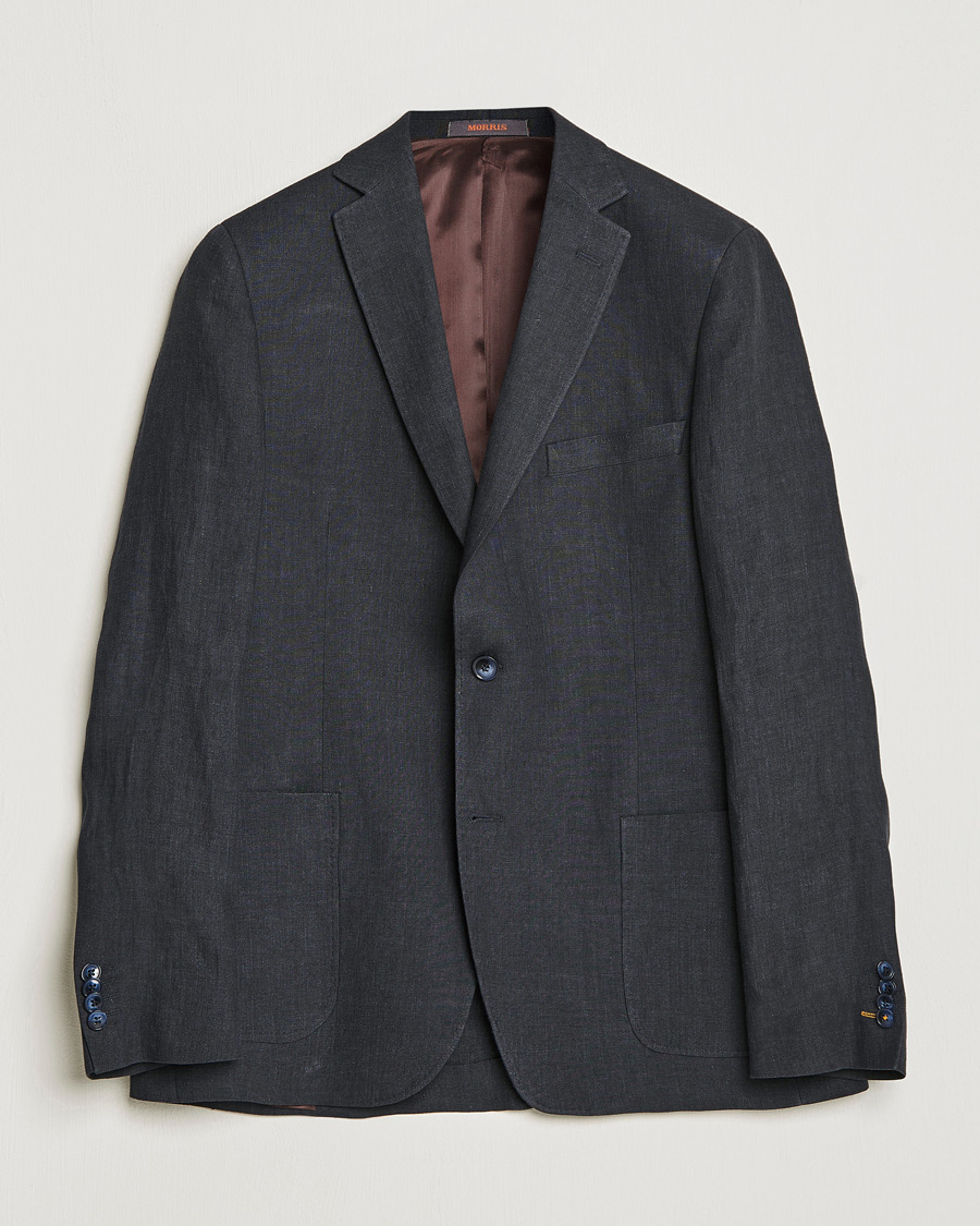 Mies | Pikkutakit | Morris | Archie Linen Suit Blazer Navy