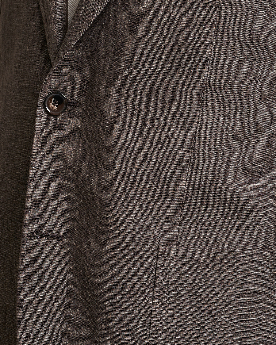 Mies | Pikkutakit | Morris | Archie Linen Suit Blazer Brown